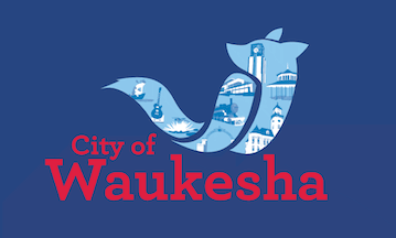 Waukesha City Flag Waukesha City Flag